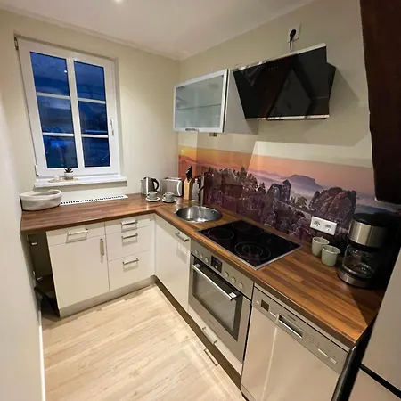 Ferienwohnung Kohlbornsteinblick Am Malerweg Krippen Buitenkant foto